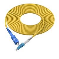 Cordon de brassage à fibre optique monomode de qualité télécom Tanghu LC-SC, flexible pour intérieur, FTTH, 3m, 5m, 10m, garantie 1 an, 1310/1550nm