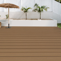 Outdoor-Terrassendielen aus WPC-Material Holzbodenbelag Kunststoff-Verbunddielen Wasserdichte Holzoptik Hochfeste WPC-Terrassendielen