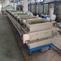 Ligne de galvanoplastie manuelle/machine de galvanoplastie portable/machine de galvanoplastie des métaux