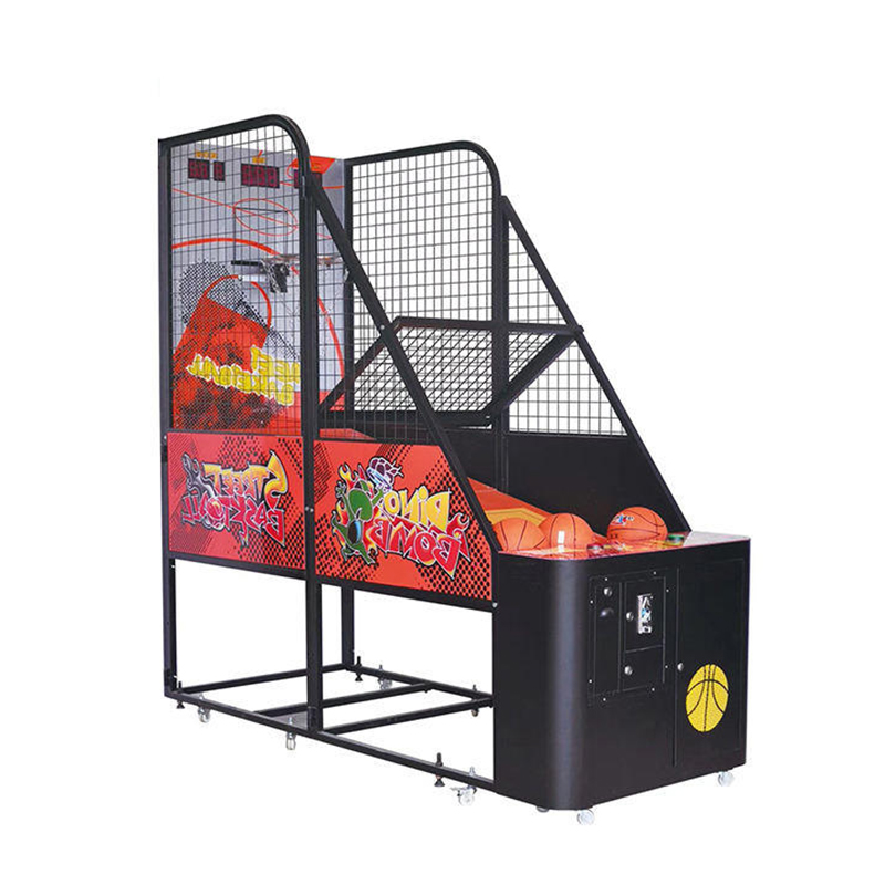 Creatfun CE Certified 110V/220V Coin Operated Electronic Arcade Basketball Game Machine with 1 Year Warranty for Sale