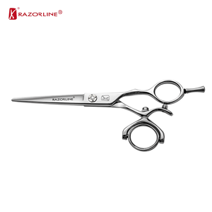 Hot <span class=keywords><strong>New</strong></span> Thời trang Nhật Bản 440C thép xoay ngón tay cái tóc mỏng kéo với sắc nét lưỡi thép không gỉ - Product Image 6