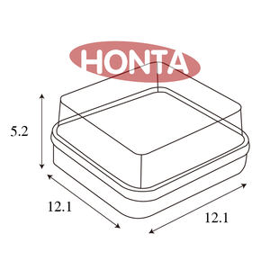 Gıda sınıfı kutusu gıda ambalajı için tatlı çikolata tabağı tatlı ambalaj tatlı plastik şeffaf kutu - Product Image 6