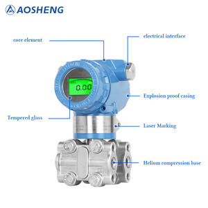 AOSHENG AS3051 ダイレクトマウント単結晶シリコンステンレス鋼差圧トランスミッター LCDディスプレイ IP67 タンク - Product Image 1