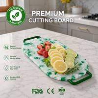 Planche à découper en PEHD personnalisée avec logo, planche à découper mouchetée en polyéthylène pour restaurant, fabricant et fournisseur OEM en gros