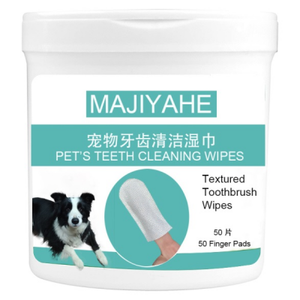 Pet Spazzolino Da Denti e Orale <span class=keywords><strong>Dental</strong></span> Care Salviette Rimuove La Placca e Pet Zampa Cleaner Panni - Product Image 6