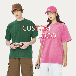 เสื้อยืดคอตตอน 100% คุณภาพสูง ทอแน่น ทรงโอเวอร์ไซส์ สตรีทแวร์ ยูนิเซ็กซ์ สกรีนลายดิจิตอลตามสั่ง เนื้อผ้าหนา วินเทจ ล้างสีแบบแอซิดวอช - Product Image 3