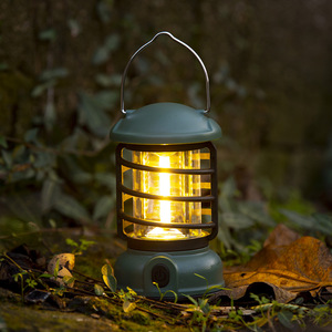 Camping <b>Lantern</b> Cob Light Source Rechargeable Battery Warm White Portable Outdoor Hanging Light - Product Image 2