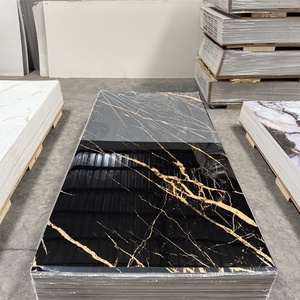 Venta al por mayor 3D 4 8 Uv Pvc Upvc mármol hoja de plástico brillante <span class=keywords><strong>Bluy</strong></span> Pvc Panel de pared 3mm para la decoración de la pared - Product Image 3