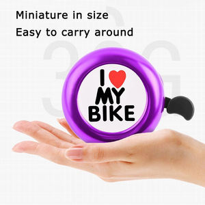 Sonnette de vélo VTT légère-110dB fort noir bleu rouge violet blanc ruban vélo guidon cloche vélo électrique - Product Image 5