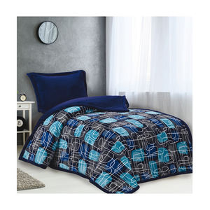 3-टुकड़ा बिस्तर बड़े आलीशान रजाई डबल मखमल शेरपा कंबल रजाई - Product Image 6