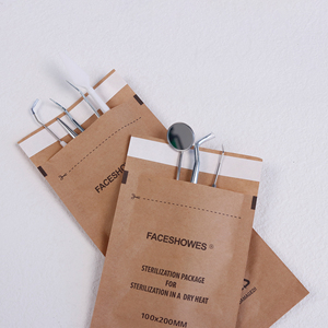 Diş araçları ve tırnak sanat malzemeleri kapsülleme için tek kullanımlık kendinden sızdırmazlık sterilizasyon torbaları kağıt torbalar tıbbi sarf malzemeleri - Product Image 2