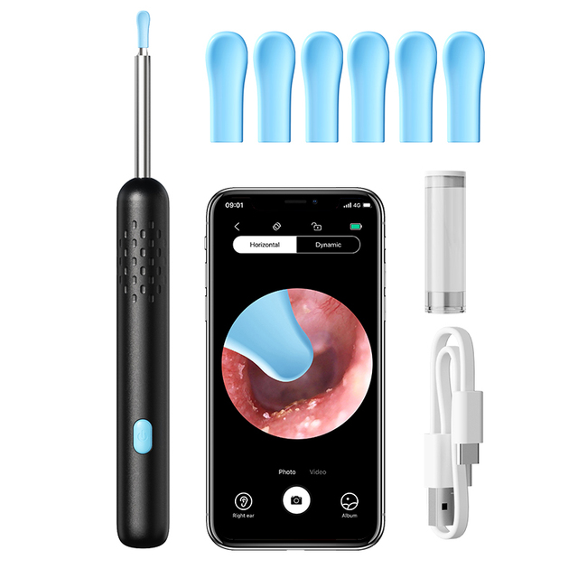 N3 Pro Baby Use Endoscopy Net Camera Machine Earwax Removal Kit with usb Camera