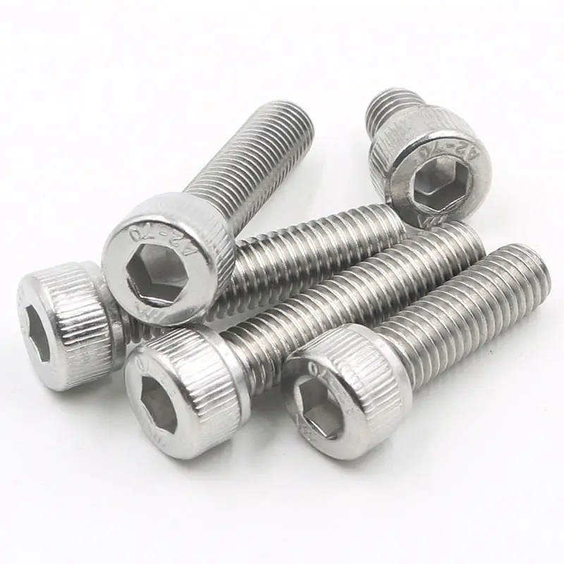 DIN912 Factory direct sales stainless steel cylindrical head inner hexagonal screw cup head bolt screw manufacturer