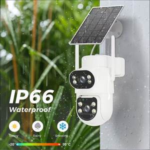 Cámara de Seguridad Inalámbrica Yoosee Inteligente de 2 Lentes, con Energía Solar, 4G, Alta Definición, Sonido y Luz, Alarma, Visión Nocturna a Todo Color, para Exteriores - Product Image 4