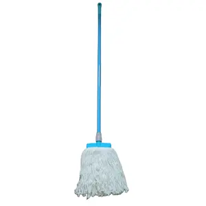 2024 Plastic 16cm cotton thread mop floor wiping mop household cleaning products mop and squeegee