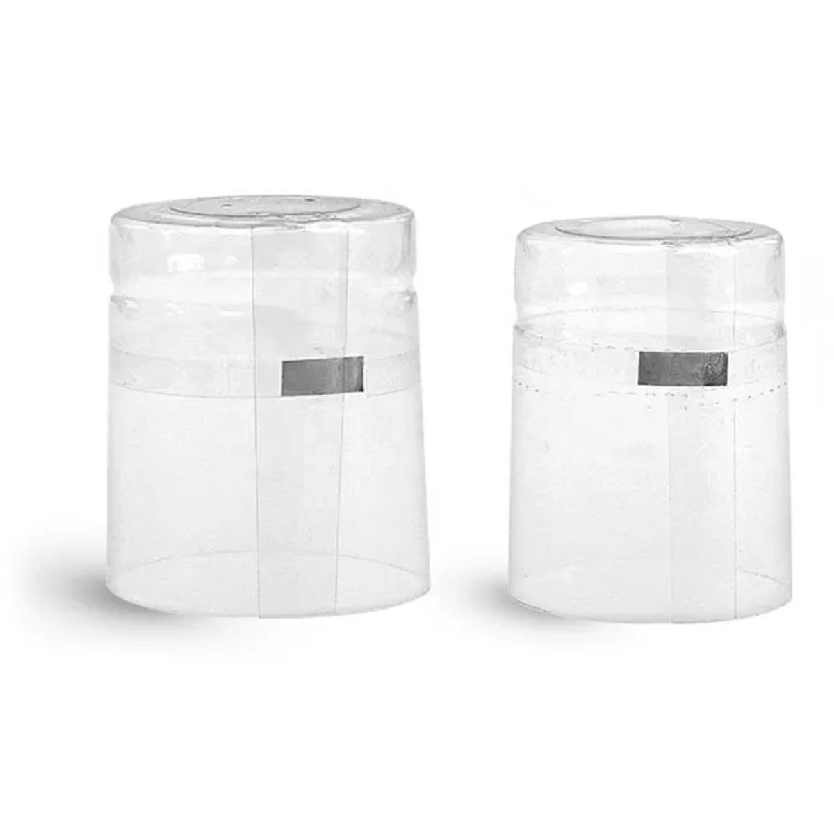 Hoge Kwaliteit Fabrikant Pvc Transparante Krimpcapsules Voor Dop, Stop Van Wijnfles Kurk Voor Sterke Drank, Wodka, Whisky