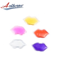 Mini compresse de gel froid en forme de lèvres pour soins de beauté instantanés à domicile, avec logo personnalisé