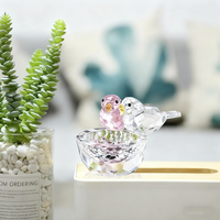 Vente directe d'usine HBL Ornements d'animaux en verre de cristal de haute qualité Cadeaux d'affaires