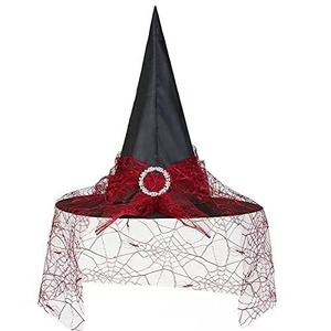 Sombrero de Bruja para Disfraces de Halloween, Accesorios de Decoración, Sombrero Puntiagudo de Ala Ancha, Espeluznante y Aterrador, Regalo de Halloween para Hombres, Mujeres y Niños - Product Image 3