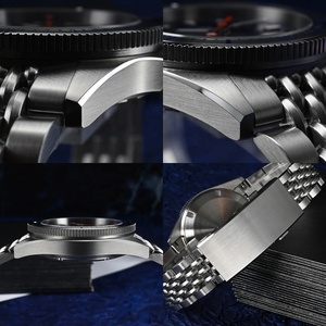 Montre mécanique OEM avec logo personnalisé NH35, étanche 200M, luminescence BGW-9, montres pour hommes, <span class=keywords><strong>lunette</strong></span> en aluminium, montre automatique 39MM - Product Image 4