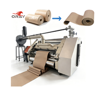 Machine à onduler le carton simple face pour la fabrication de cartons, installation sur base, avec système de ventouse sans doigts, modèle sans M