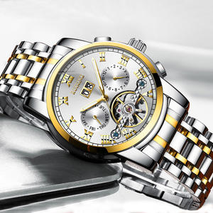 Reloj de Hombre RUIXINE R836 2024 de Lujo con Correa de Acero Inoxidable, Mecánico Automático, Resistente al Agua 3BAR, Esfera de 41.5mm, Logotipo Personalizado - Product Image 2