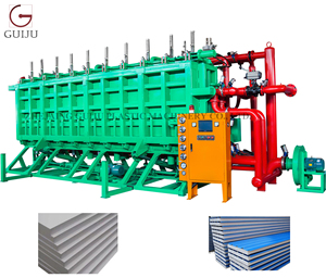 Nouvelle machine <span class=keywords><strong>de</strong></span> fabrication <span class=keywords><strong>de</strong></span> blocs <span class=keywords><strong>de</strong></span> mousse EPS et <span class=keywords><strong>de</strong></span> panneaux d'<span class=keywords><strong>isolation</strong></span> contrôlée par PLC <span class=keywords><strong>de</strong></span> haute précision pour panneaux sandwich, automatique et économe en énergie - Product Image 1