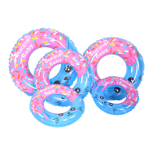 Stock d'usine Donut gonflable enfants anneau de bain flotteur flotteurs de plage et <span class=keywords><strong>ensemble</strong></span> de tubes de bain flotteur de natation plage fête piscine jouets - Product Image 5