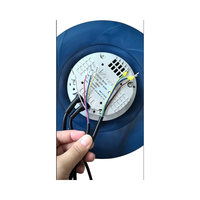 Ventilateur centrifuge industriel B3P225-EC072-008 avec pales en plastique, disponible en version OEM