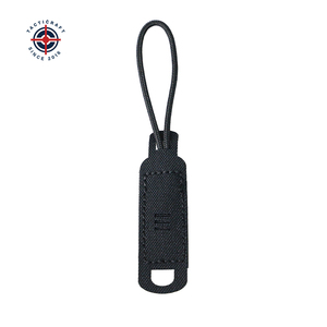 Équipement de défense personnelle Crochet en nylon Poignée de fermeture à glissière Tirette à glissière Cordon de serrage Poignée de fermeture à glissière tactique - Product Image 1