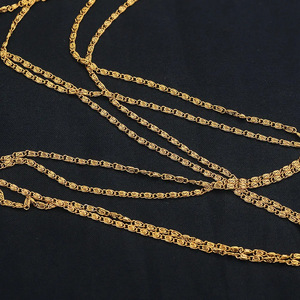 โซ่เชือกเกลียวสแตนเลสชุบทอง 18K PVD ขนาด 10 เมตร/ม้วน แบบม้วนใหญ่ |   อุปกรณ์ทำเครื่องประดับ DIY และอุปกรณ์ทำสร้อยคอและกำไลข้อมือ - Product Image 4