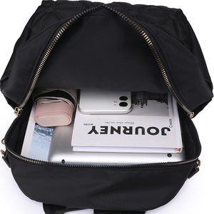 Zaino da <span class=keywords><strong>donna</strong></span> antifurto da <span class=keywords><strong>donna</strong></span> zaino in Nylon solido ricamato in stile minimalista da <span class=keywords><strong>donna</strong></span> - Product Image 6