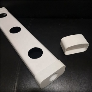 Sistema de tubería de <span class=keywords><strong>PVC</strong></span> hidropónico cuadrado de 90x50mm de alta calidad, interior negro blanco para cultivo de lechuga y exterior, maceta de jardín doméstico - Product Image 3
