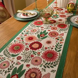 <span class=keywords><strong>Chemin</strong></span> <span class=keywords><strong>de</strong></span> <span class=keywords><strong>table</strong></span> vintage en polyester brodé 120/180/<span class=keywords><strong>220</strong></span> x 35 <span class=keywords><strong>cm</strong></span>, motif fleurs rétro, décoration <span class=keywords><strong>de</strong></span> <span class=keywords><strong>table</strong></span> à manger, style peinture à l'huile avec pompons - Product Image 5