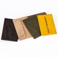 Étiquettes de marque artisanales sur mesure en cuir denim micro-gaufré Heritage Premium pour jeans, vestes et accessoires de luxe