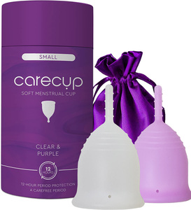 High Quality Eco Friendly Medical Menstrual Period Cup With Valve In Bulk Silicone Menstrual Cup Set Wash With Custom Box