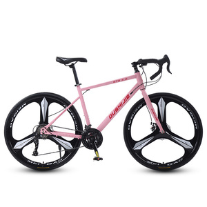 Bicicleta de Carretera de Carreras con Cuadro de Aluminio y Manillar Curvo, Frenos de Disco, 16 Velocidades, para Ciclismo al Aire Libre para Adultos y Vehículo de Desplazamiento para Estudiantes - Product Image 4