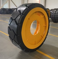Pneu plein anti-crevaison 1516x470mm avec roulement à rouleaux, neuf, pour porte-équipement minier