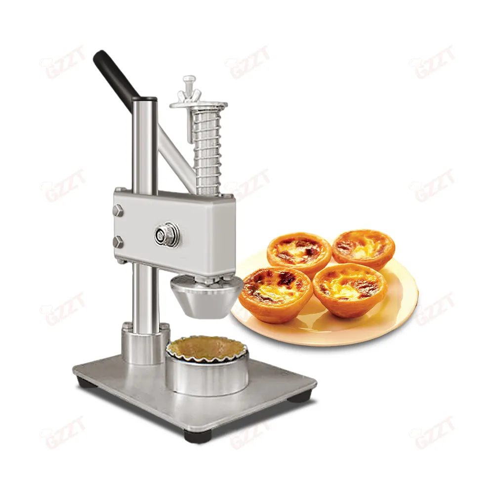 Food Shop 304 stainless steel Mini Egg Tart Maker Machine Custom mold Small Hand Operated Egg Tart Pie Mold Machine