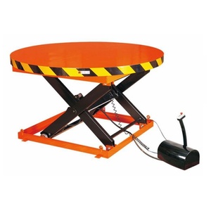 Plataforma elevadora circular no estándar con plato giratorio y sistema de resorte para mesa redonda - Product Image 5