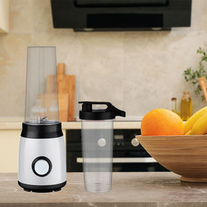 Presse-agrumes électrique automatique brun pour usage domestique Commandes modernes à bouton-poussoir pour hôtels avec récipient en plastique - Product Image 1