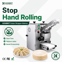 Machine automatique à faire des chapatis, des rotis, des tortillas, des enveloppes de raviolis et des pains plats pour la cuisine