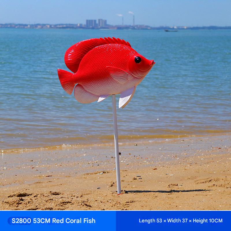 ปลาปะการังสีแดง Style03_53cm