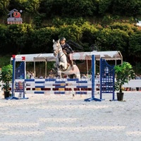 Aile de saut d'exposition d'aluminium d'obstacles de cheval
