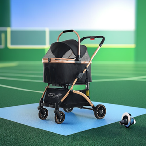 Evcil hayvan arabası hafif hızlı katlanır köpek arabası taşıma için taşınabilir kedi taşıyıcı veya köpek sandık seyahat dişli - Product Image 2