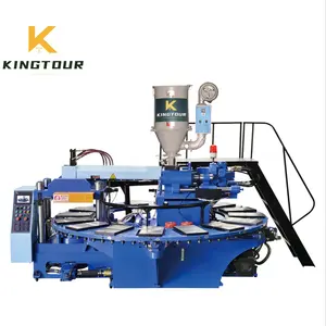 KT-626 Rotatif Une Couleur PVC/TPR/TPU/TR Semelle Faisant La Machine