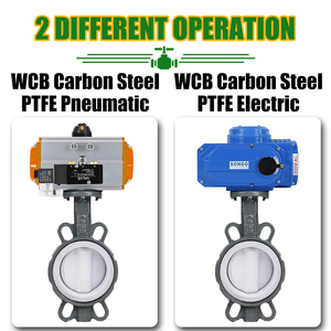 Actuador Neumático de Doble Acción DN150 DN65 PN16 de 6 Pulgadas con Asiento de PTFE y Fluororubber Tipo WCB de Acero al Carbono - Product Image 6