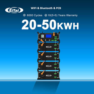 Batterie lithium-ion haute tension Lifepo4 haute capacité 100ah pour stockage d'énergie hors réseau 15 <span class=keywords><strong>kwh</strong></span> 16kwh 20kwh 25kwh 30kwh 50kwh - Product Image 1