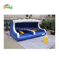 Aire de jeux jeux drôles planche de surf mécanique gonflable jeu de surf chine simulateur de surf gonflable à vendre
