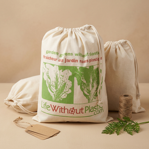 Sacs à cordon en vrac avec logo personnalisé pour les cadeaux de mariage, les articles promotionnels et les coffrets cadeaux - Product Image 1
